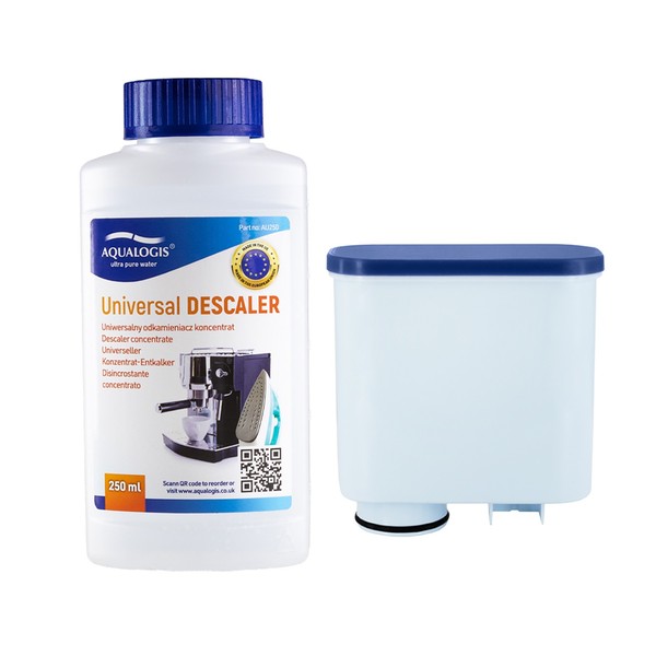 Philips Wasserfilter Al-Clean + Universal Entkalker 250Ml FüR Kaffeemaschine Set-image