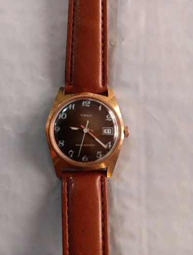1976 Timex Sprite Tiger Eye Face Manual Watch Vintage RUN Near Mint Condition