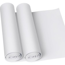 EVA Schaumstoff 2mm Wei&szlig; 34x124cm Cosplay Basteln DIY Bastelmaterial