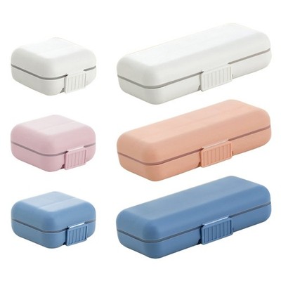 Travel Mini Portable Pills Box Divider for Pill Container Organizer for Case
