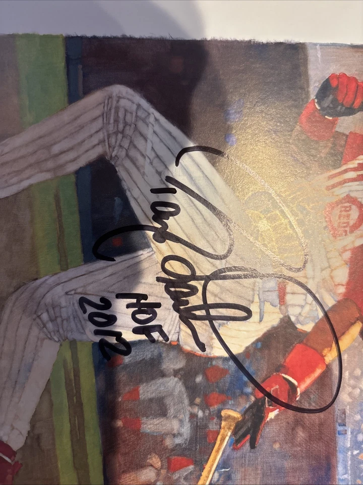 Barry Larkin autografado 8,5 X 11 SGA impressão de aposentadoria vermelhos JSA autógrafo raro - Imagem 3 de 4