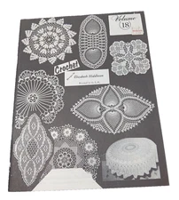 Vintage Vol. 18 Elizabeth Hiddleson Crochet Pattern Booklet Doilies Designs 1979