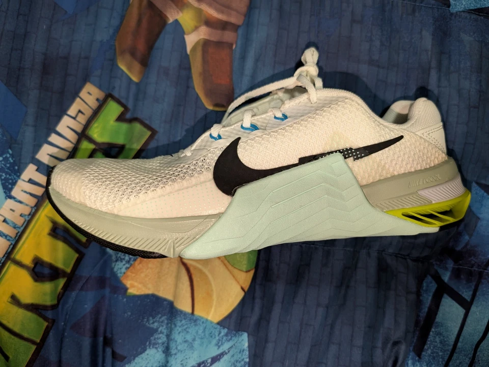 Nike Metcon 7 para mujer talla 10 Summit blanco/negro/espuma de mar CZ8280-100 NUEVO SIN CAJA Foto 3 de 4