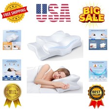 Ultra Pain Relief Cooling Pillow for Neck Support, Adjustable Cervical Pillow...