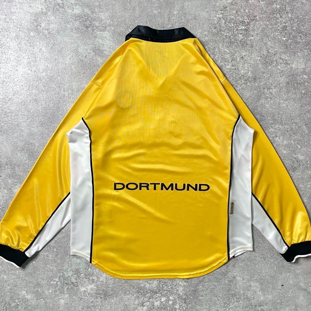 Borussia Dortmund 98-00 Home Jersey LS Nike Signed Authentic L F/S