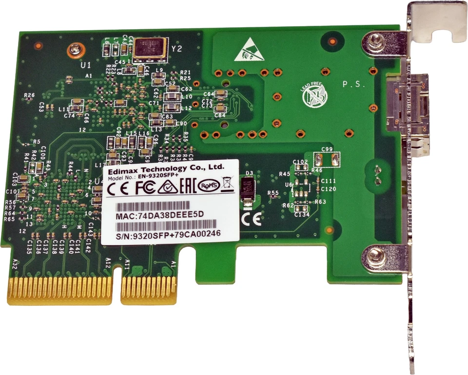 Edimax EN-9320SFP+ Single-Port NIC GE SFP+ PCIe x4 LP - Bild 4 von 4