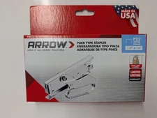 Arrow Fastener P22 Heavy Duty Plier Type Stapler Gun 40-Sheet Chrome Finish New
