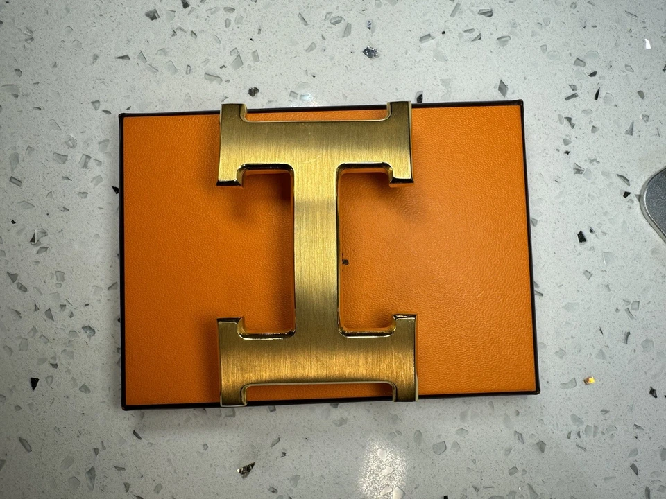 Hermes Brass H Belt Buckle - Image 2 of 4