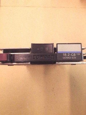 Compaq Proliant 18GB 15K SCSI HOT SWAP HARD DRIVE With TRAY f 1850R DL380 G2 G3