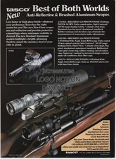 tasco Vintage Magazine Print Ad from 1982, 8x11.75"