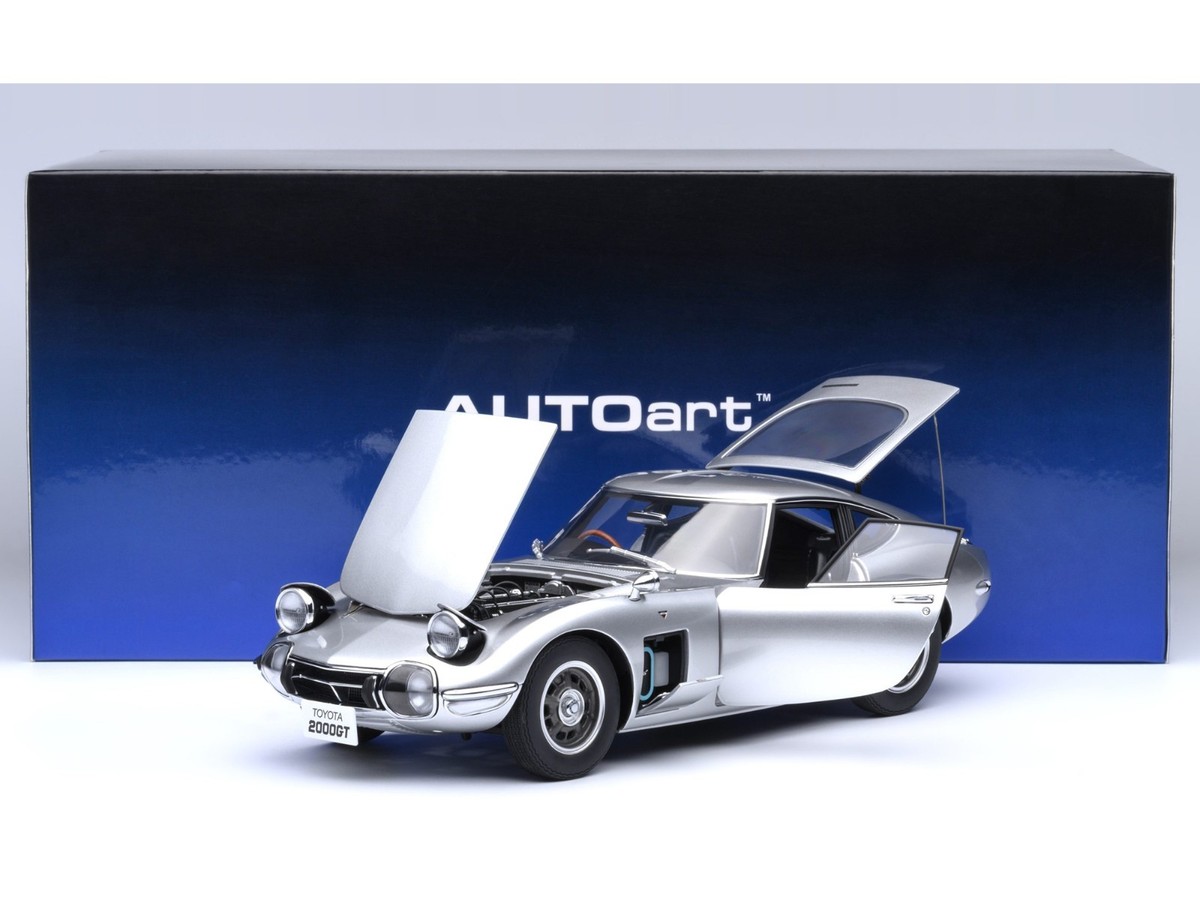 79548 AUTOart 1 18 Toyota 2000GT 1967 Silver model car for sale