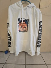 El Patron Pablo Escobar Graphic Hoodie NWT Men’s Size  S Cream Runs Big. 