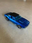 Original 1967 Hot Wheels Redline Custom Camaro Blue with Lt Blue Interior Nice !