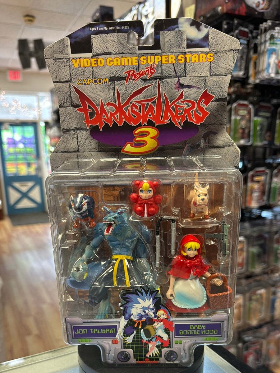 Jon Talbain & Baby Bonnie Hood 0311(Vintage Darkstalkers, Toybiz