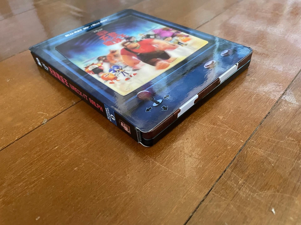 Wreck-it Ralph Blu-ray + blu-ray 3D + Digipack + steelbook Disney Blufans - Photo 2/4
