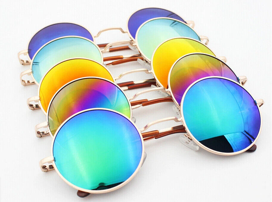 Lentes de 2025 sol redondos vintage