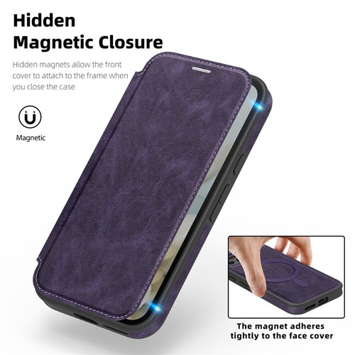 For Google Pixel 8 9 Pro XL 9A Magnetic Magsafe Flip Leather Wallet Case Cover - Picture 71 of 78