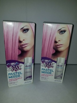 Lot Of 2 Splat Pastel Mixer Silicone Free White Cream Base Hair