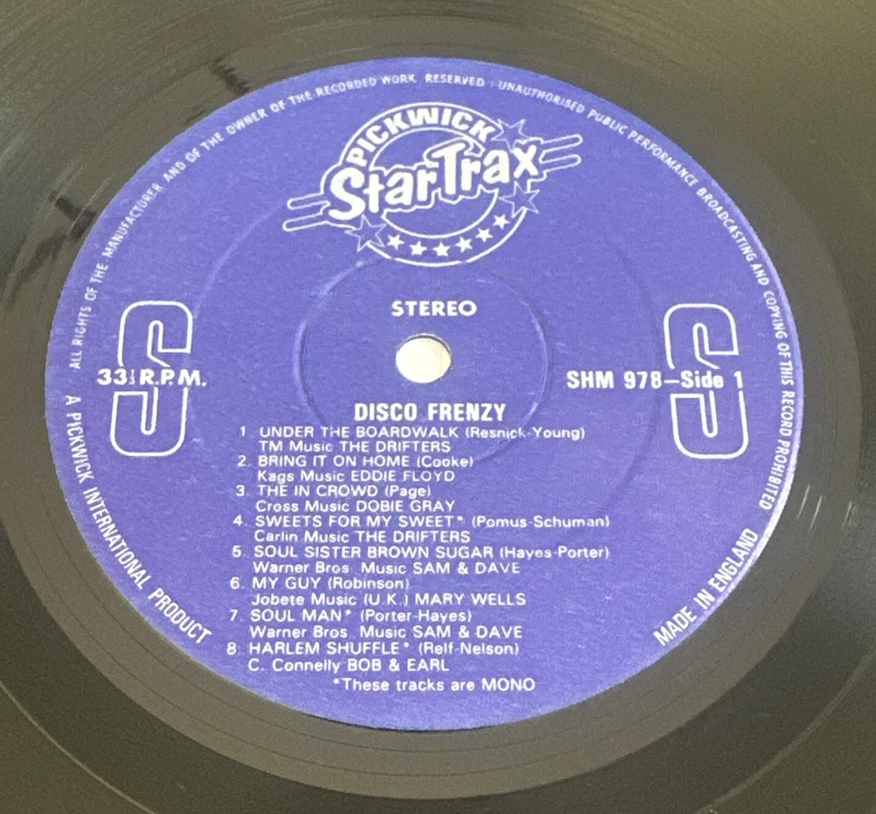 Various - Disco Frenzy - 15 Red Hot Hits Lp Vinyl Record EX / VG+ - Image 4 of 4