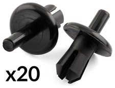 20x Trim Clips For Vauxhall Front Bumper Radiator Grille Wheel Arch Lining Rivet