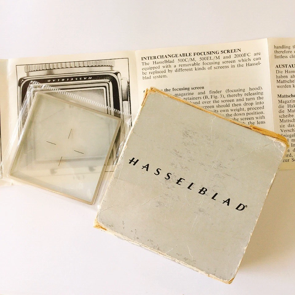 HASSELBLAD Focusing Screen for 500C/M,500EL/M,2000FC Central Grid English manual - Image 2 of 4