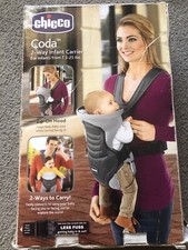 Chicco Coda 2 Way Infant Baby Carrier Gray