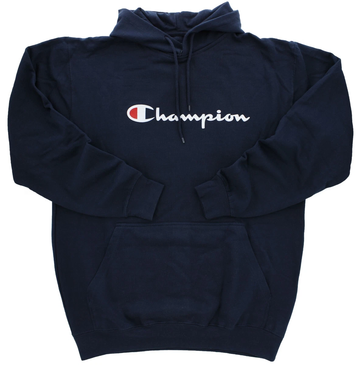 Champion Men s Script Hoodie Sweatshirt Big Tall Pullover Gym Wear CH1013