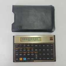 Hewlett Packard HP 12C Financial Calculator  Case Finance Accounting Business