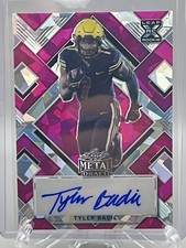 2022 Leaf Metal Draft Tyler Badie Pink Crystal Rookie Auto Cracked Ice SSP #/10