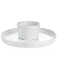 The Cellar 2-Way Server cake plate and a chip and dip set.