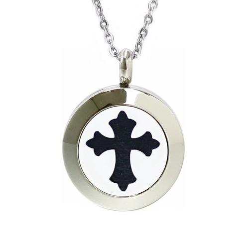 Collar Colgante Aroma Acero Inoxidable 20mm Perfume Aceite Esencial Difusor - Imagen 42 de 93