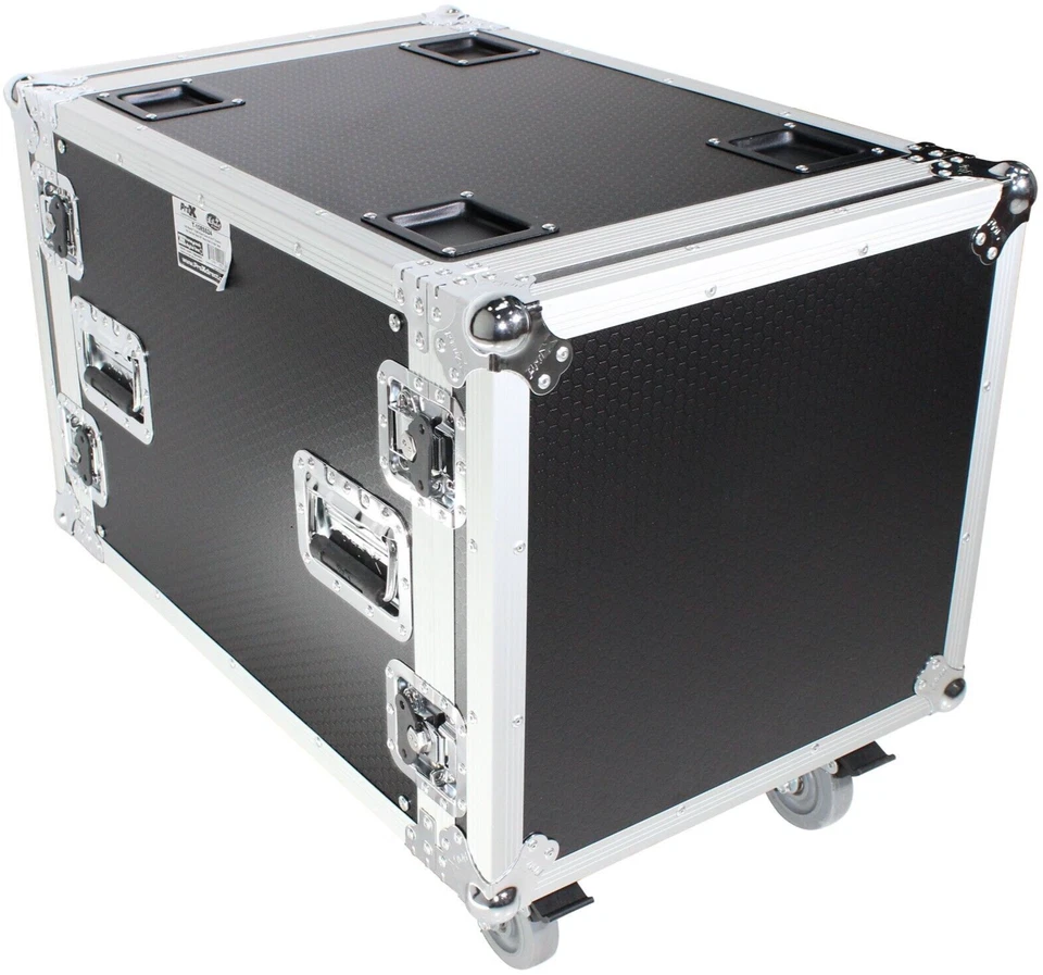ProX T-10RSS24 10U Space Rack Mount Flight Case 24 Inch Depth W/Casters - Image 4 of 4