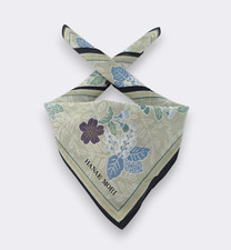 Vintage Hanae Mori Handkerchief Neckerchief Bandana Pocket Square Gift