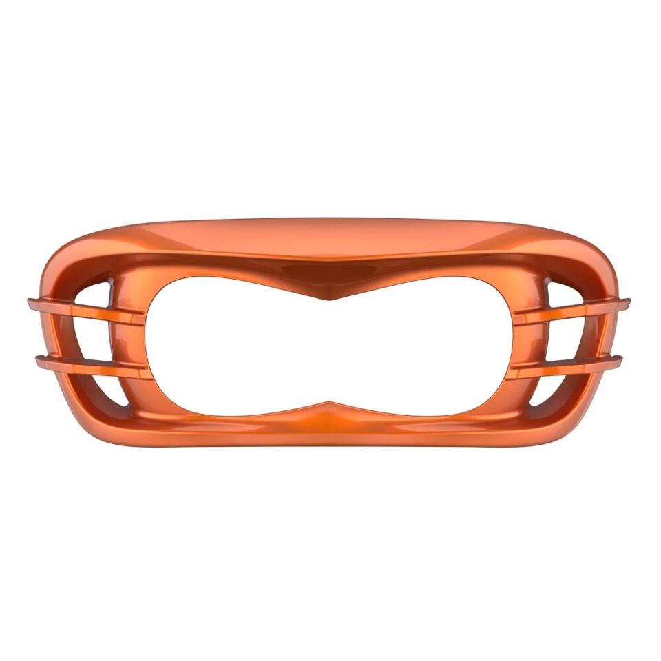 Bisel de faros de whisky ámbar para Harley Davidson Road Glide 15+ FLTRX Foto 4 de 4