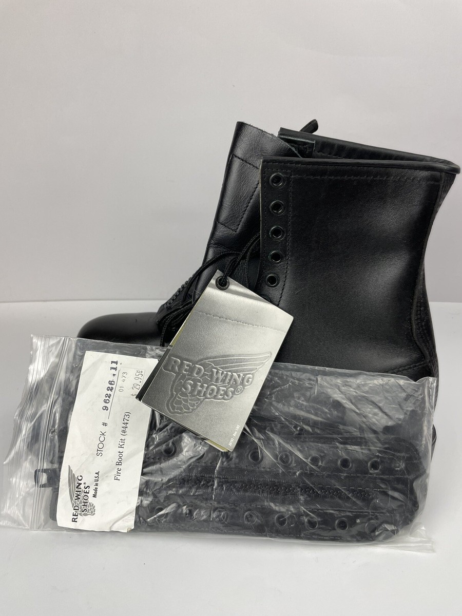 Red Wing 4473 Firefighter Boots Size 10.5 D Logger Boots 