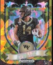 2021 Panini Prizm Draft Picks Collegiate Sage Surratt #177 Wake Forest