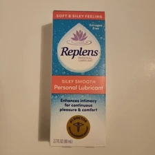 Replens Silky Smooth Personal Lubricant Continuous Pleasure 2.7oz Exp 06/2026+