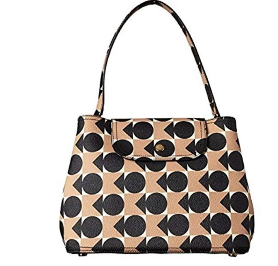 Orla kiely top small zip satchel