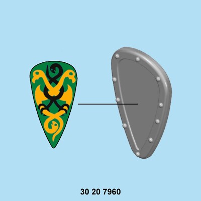 Bases Playmobil 3137 Et 5707 Vikings - Occasion, Quelques Pièces Cassées Mais Récupérable