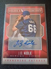 2014 Elite Extra Edition J.B. Kole AUTOGRAPH Brewers /799