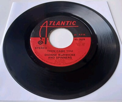 Dionne Warwicke And Spinners – Then Came You Vinyl 45 - 1974