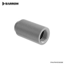 Barrow 30 mm G1/4" Male to Female 30mm Extend Extender Fitting White Silver