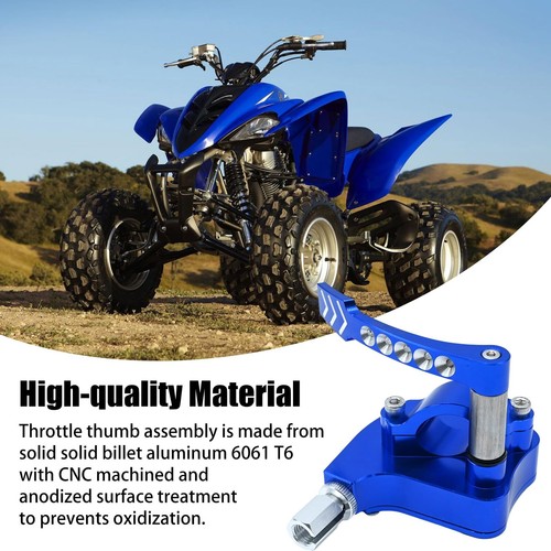 Billet CNC Universal 7/8" ATV Throttle Lever Thumb Controller Thumb Throttle ... - Picture 6 of 7