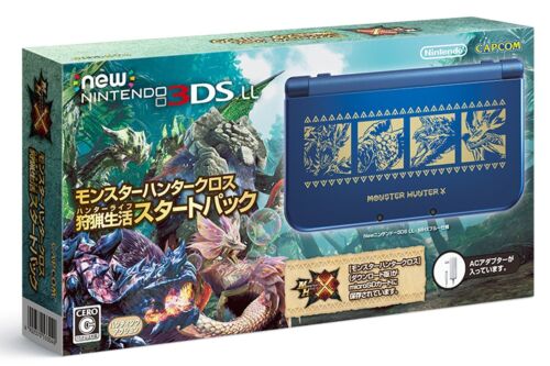 Nintendo 3DS LL Monster Hunter Cross Hunting Life Console Start Pack Japan ver. - Afbeelding 1 van 4