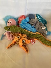 Ty Beanies ECHO, SLEDGE, SLIPPERY, MORRIE, WIGGLY, WISH, INKY, SUNRAY, POSEIDON