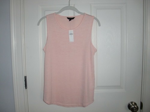 Nuovo con etichette~donna~REPUBBLICA BANANA~COLLO SCOOP~ROSA~ELASTICO~SENZA MANICHE~TOP taglia M~CARINO~ - Foto 4 di 7