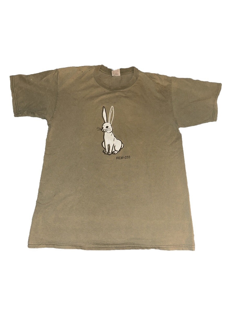 90’s r.e.m. tee rem tシャツ Vintage 90s 1999 rem band tee shirt green rabbit graphic concert