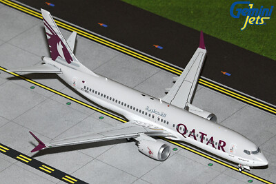 Gemini Jets 1:200 Qatar Airways Boeing 737 MAX 8 A7-BSC G2QTR1243 IN STOCK
