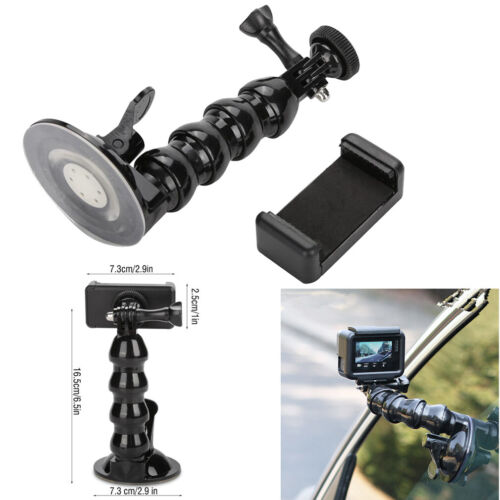 360° Car Suction Cup Adapter Glass Mount For Gopro Hero 6 5 Xiaomi AKASO Camera - Picture 1 of 10