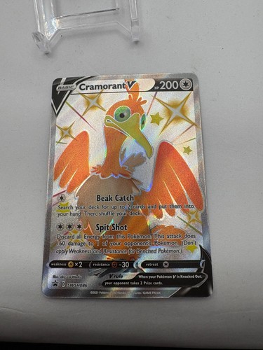 Pokémon Card - Cramorant V (Ultra Rare) - SWSH086 - Mint - Promo - Picture 5 of 9